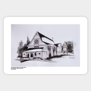 St Barnabas Chapel, Norfolk Island Sticker